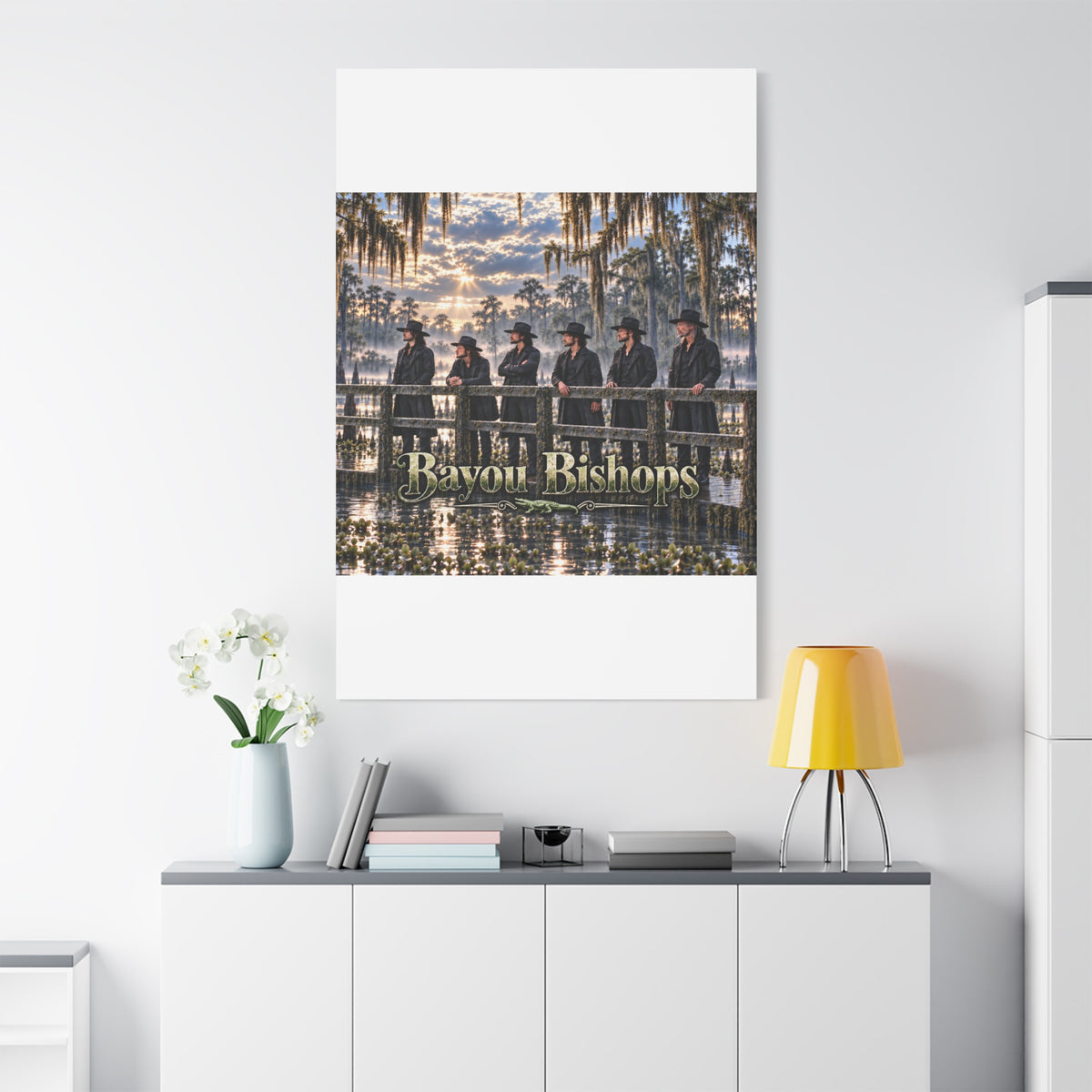 Bayou Bishops Matte Canvas Wall Art — Stretched 1.25"