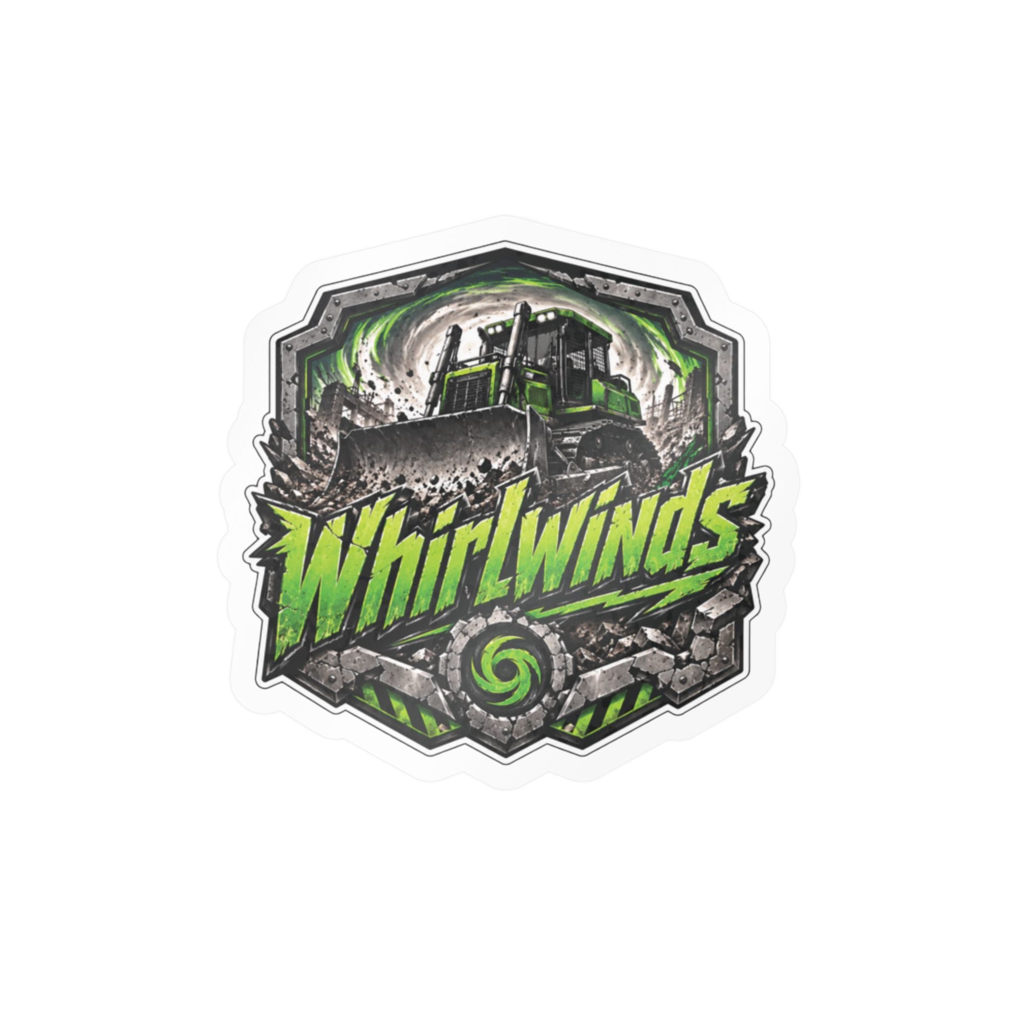 Whirlwinds Kiss Cut-Sticker