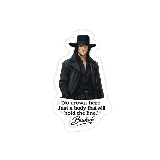 Chic Die-Cut Outdoor Sticker, Trendy Vinyl Decal for Cars, Laptops, and Water Bottles, Gift for Fans and Collectors