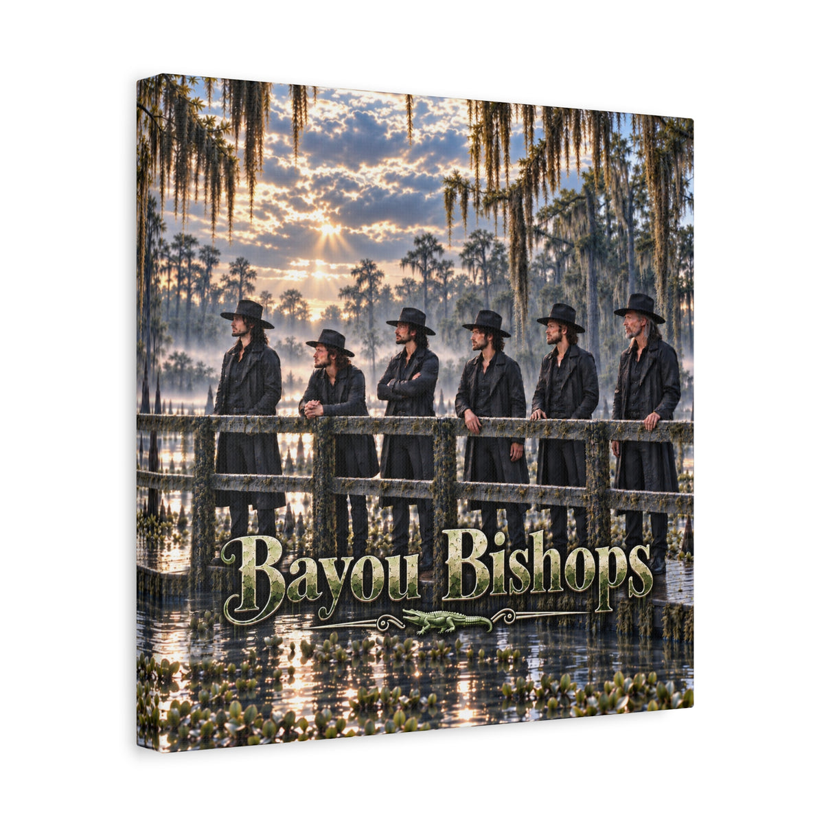 Bayou Bishops Matte Canvas Wall Art — Stretched 1.25"