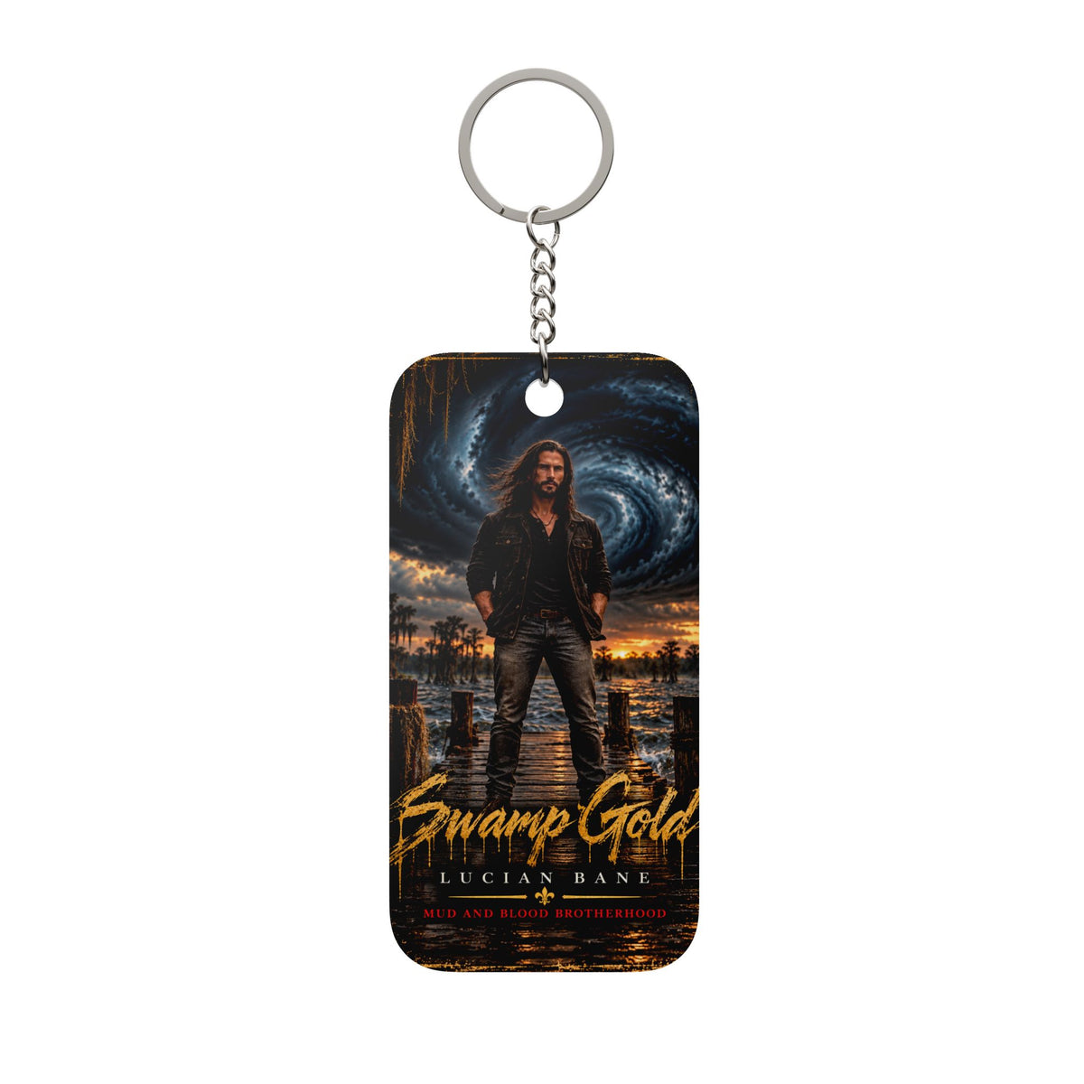 Patches Swamp Gold Keychain — 'Mud and Blood'