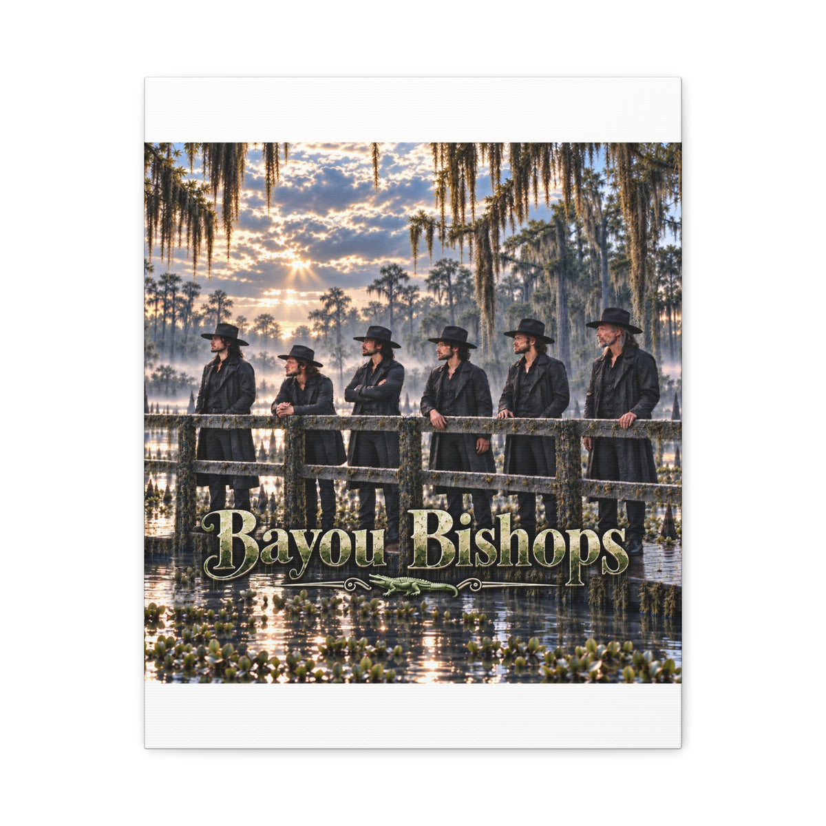 Bayou Bishops Matte Canvas Wall Art — Stretched 1.25"