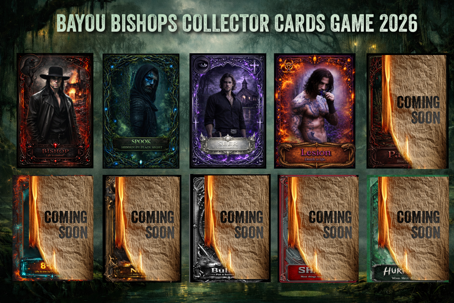 Bayou Bishops Soaps and Scents & the 2026 Collector Card Game