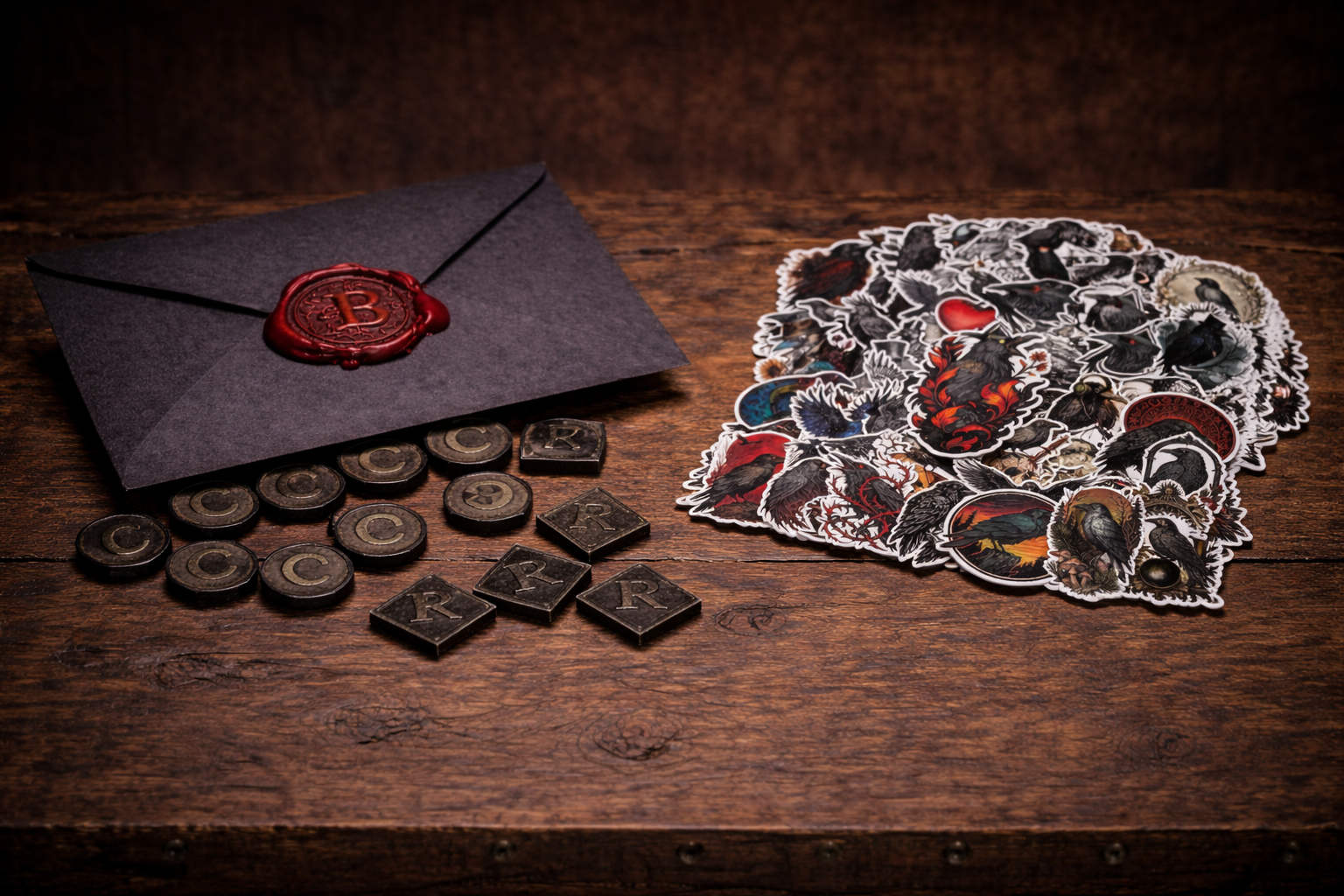 Bishop's Collector Card Game Pieces