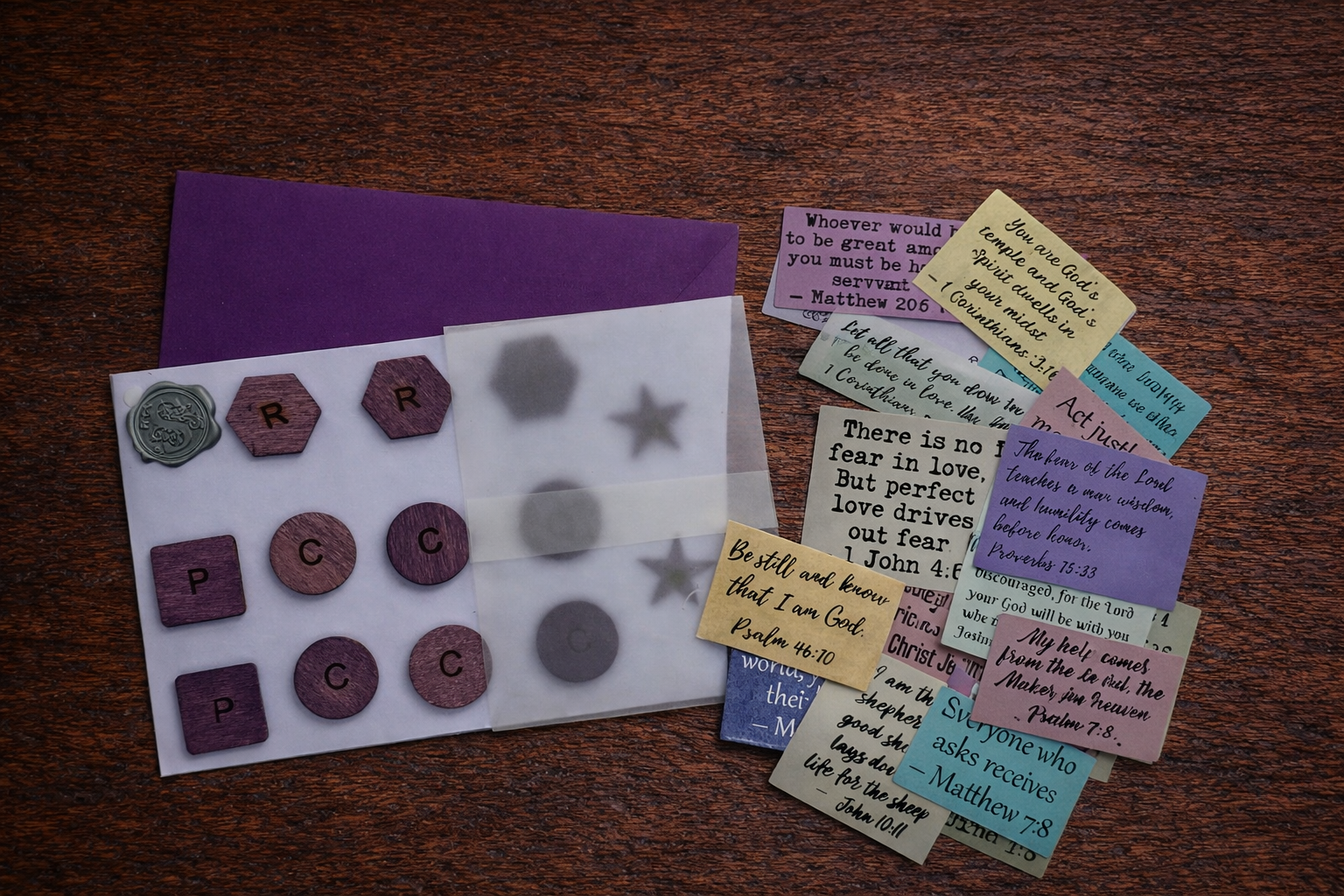Seer's Collector Card Game Pieces