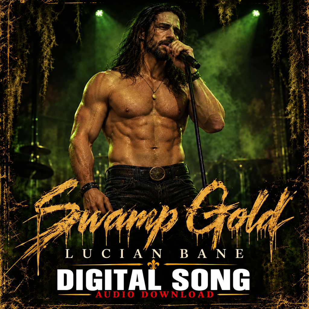Patches Swamp Gold with white Digital Song lettering