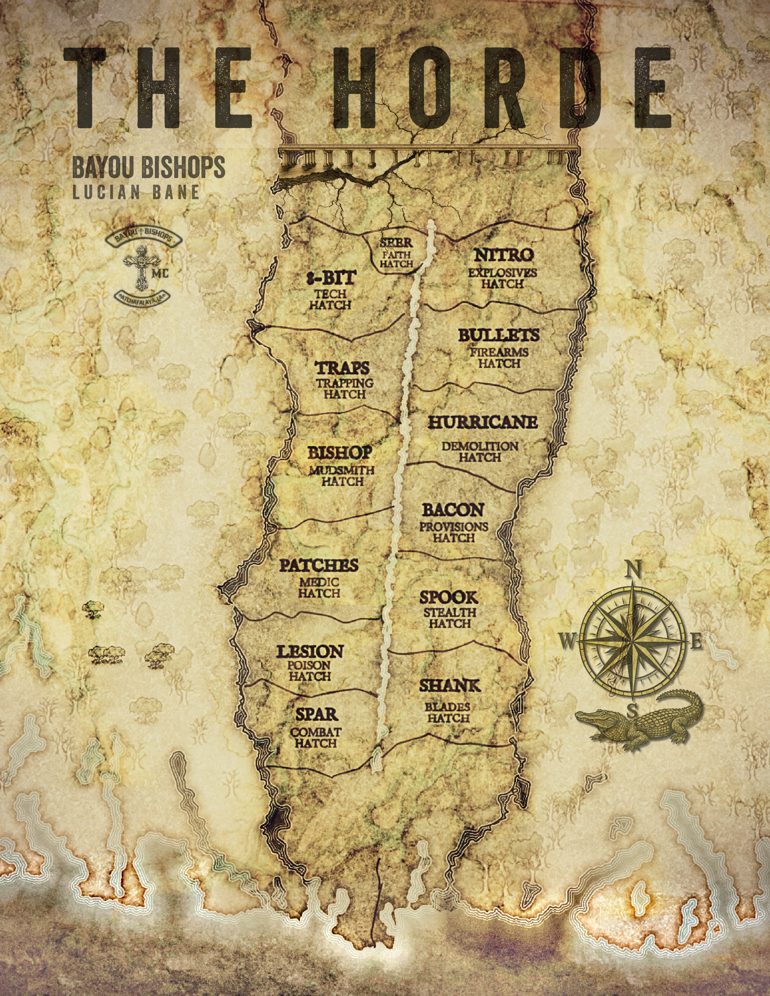 The Horde Map--Bayou Bishops